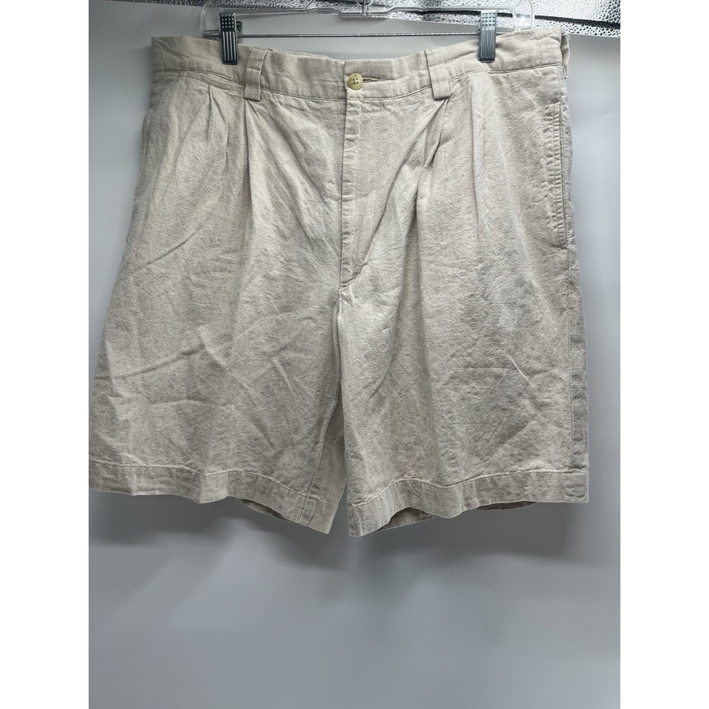 Today's‎ Men's Shorts Tan Size 36 Linen Blend